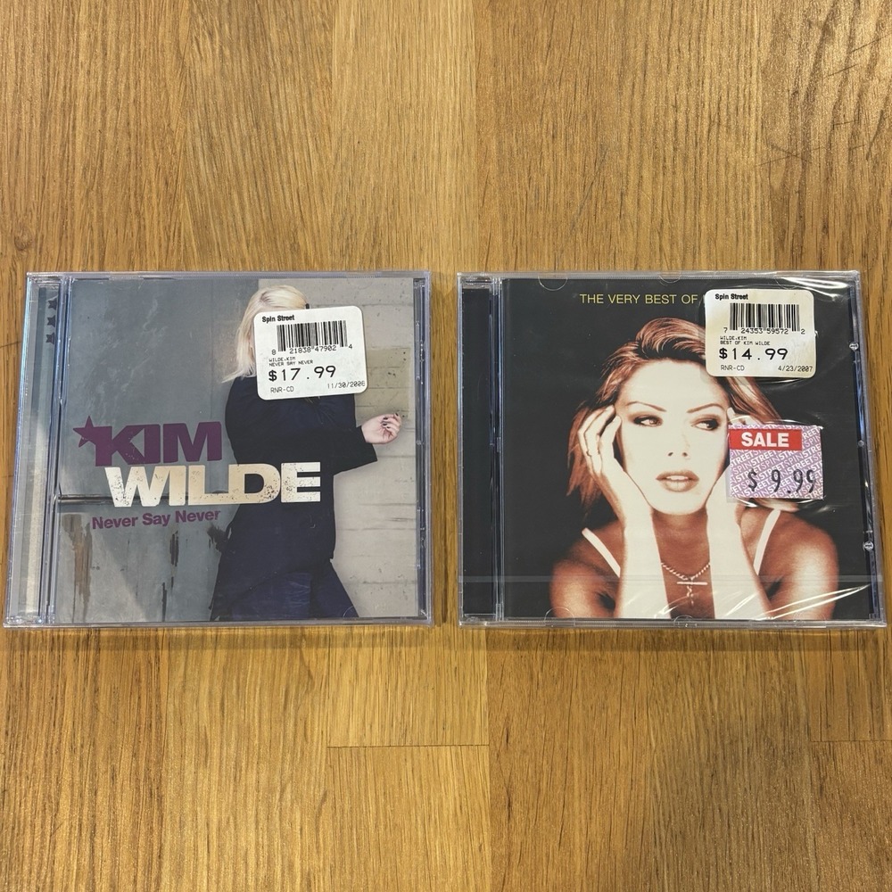 Kim Wilde 2 CD Lot - Never Say Never & The Very Best Of NEW * SEALED *